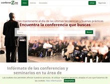 Tablet Screenshot of conferenzias.com